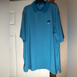 Monterey Club Vibrant Blue Polo Shirt Soft Cotton Casual